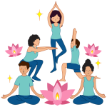 Creative yogalates session for beginners to improve flexibility, strength, and mind–body wellness