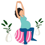 Yogalates sessions for normal low-risk pregnancy to improve flexibility, strength, and prenatal wellness