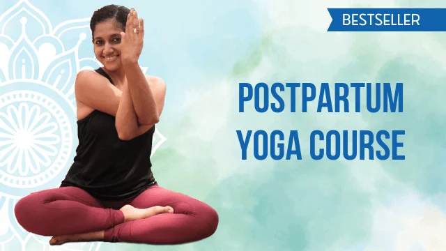 Postnatal Yoga Course for postpartum recovery core strengthening wellness and fitness after childbirth