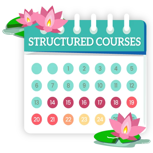 Structured Yogalates courses with step by step online yoga and Pilates learning programs